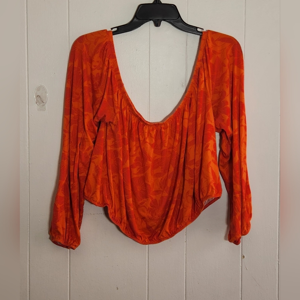 Torrid Super Soft Off Shoulder Long Sleeve Crop Top